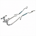 61-62 Exhaust System With Headers And Magnaflow Mufflers