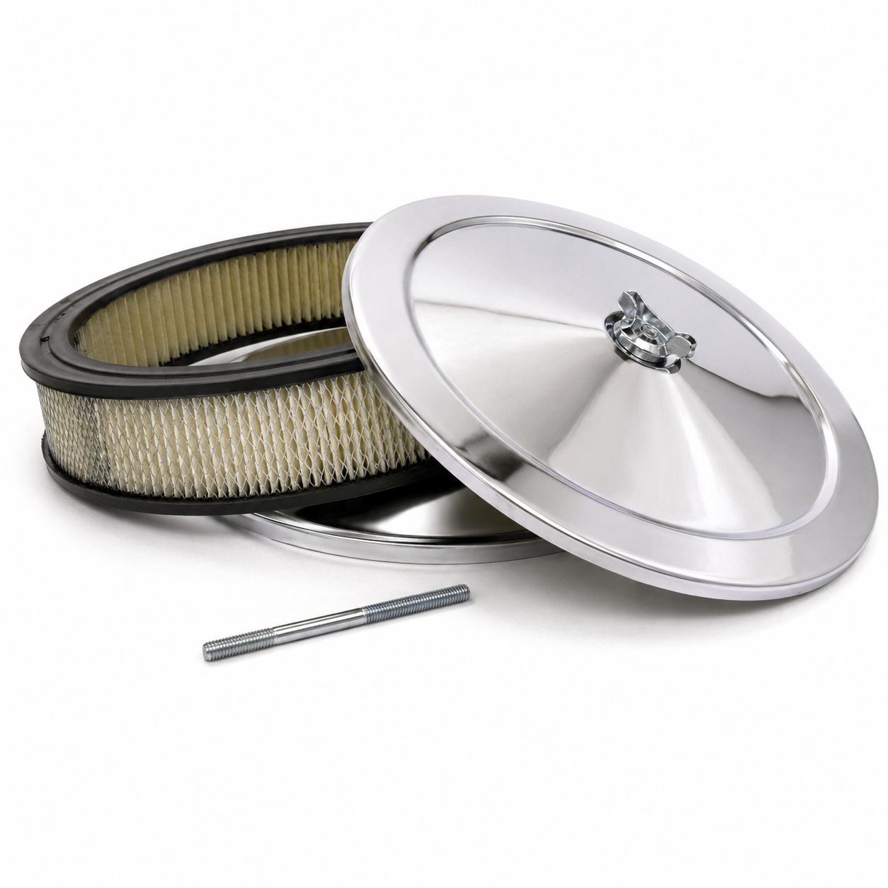 Air Cleaner Chrome 14"x3" SBC & BBC Engines