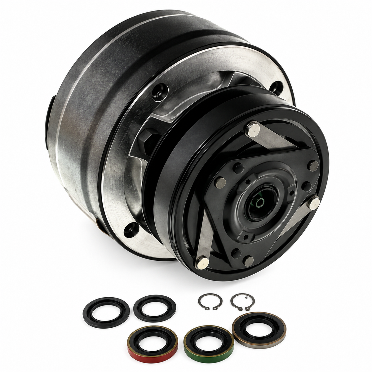Air Conditioning Compressor With Clutch And Pulley New-77-82