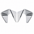 Bezel Exhaust Chrome Plated Pair-70-73