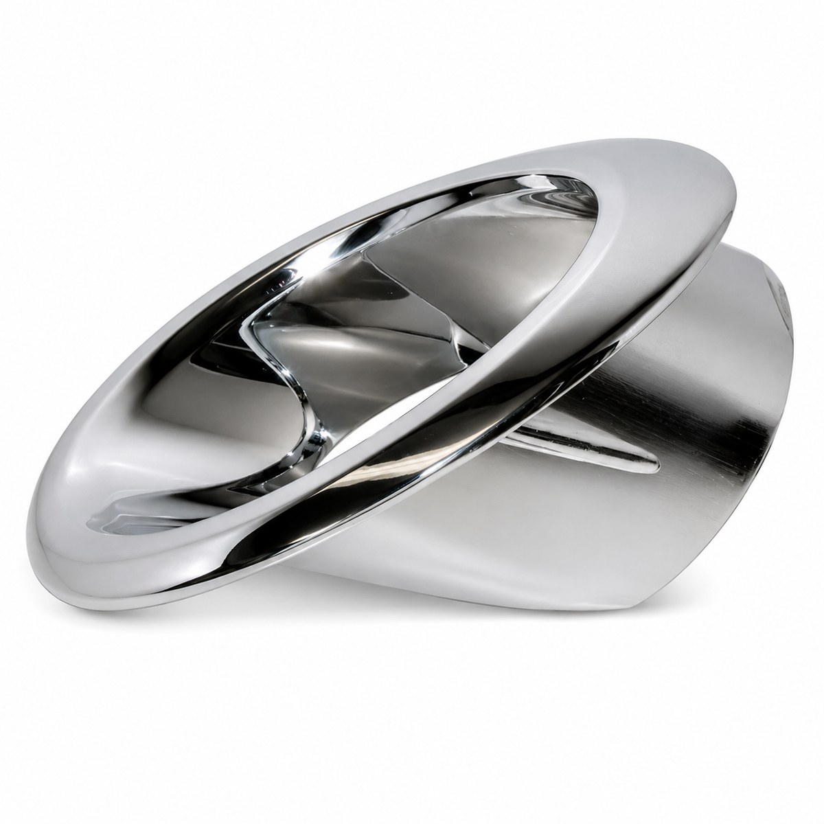 Bezel Exhaust Chrome RIGHT 66-67