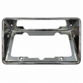 Bezel Rear License Chrome Import-68-73