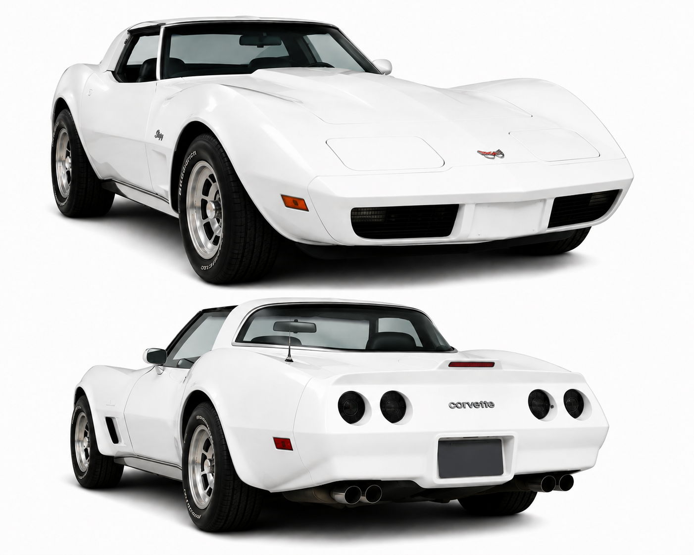 Blackout Light Kit Front And Rear Smoke Gray-75-79