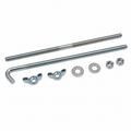 Bolt Kit Battery Hold Down With Out Air Conditioning With Wing Nuts-63-66