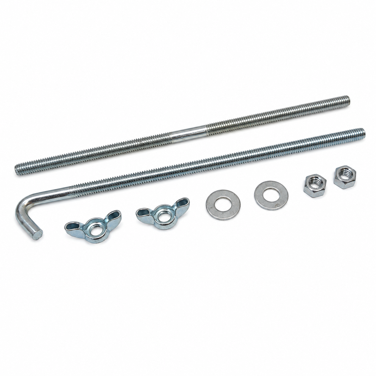 Bolt Kit Battery Hold Down With Out Air Conditioning With Wing Nuts-63-66
