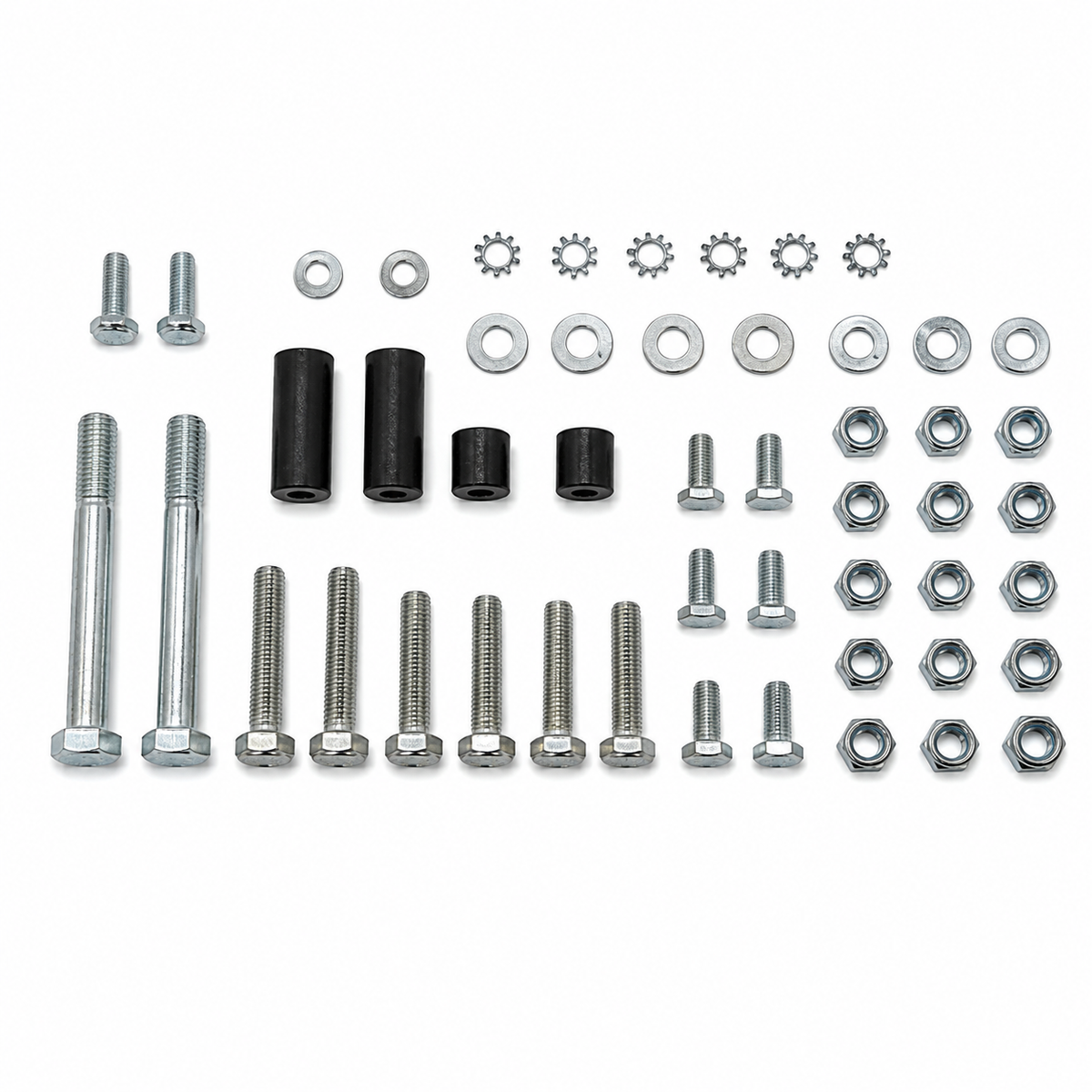 Bolt Kit Front License Plate Bumperette-50 Pieces-58-62