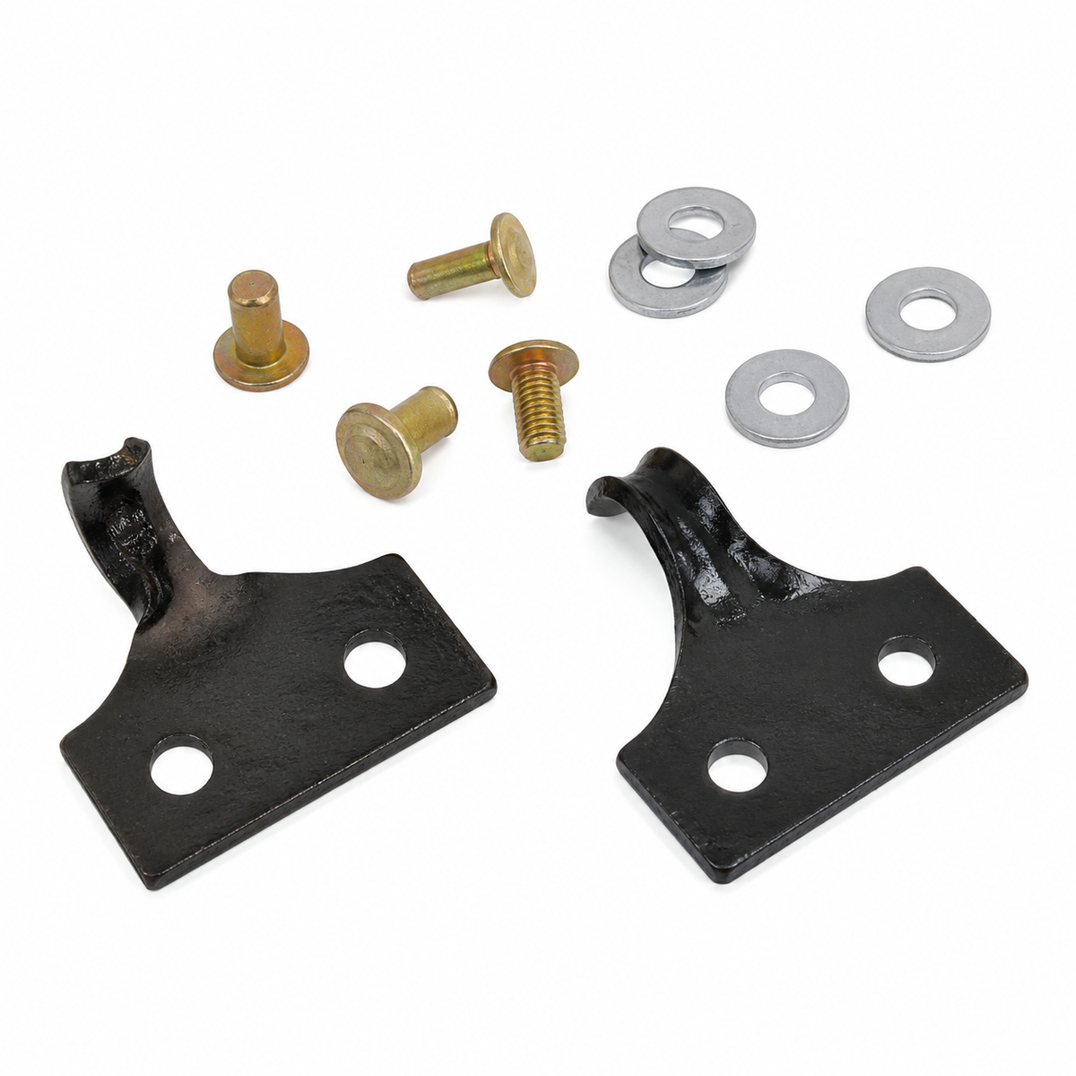 Bracket Set Jack Spring With Rivet-2 Brackets-4 Rivets-63-82