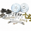Brake Kit Front Disc Brake Conversion Works With Stock 15 Inch Rims-53-62