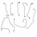 Brake Line Set Stainless Steel Power Disc Brakes-75-82