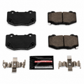 Brake Pad Set Z23 Daily Driver Carbon Fiber Ceramic With Hardware Kit 15-18 C7