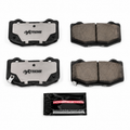 Brake Pad Set Z26 Performace Carbon Fiber Ceramic With Hardware Kit 15-18 C7