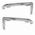 Bumper Rear Imported Chrome Pair-68-73