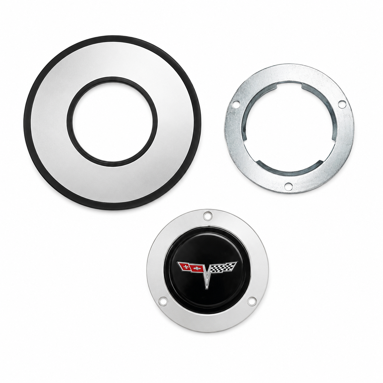 Button Kit Horn With Emblem Tilt And Telescoping-80-81