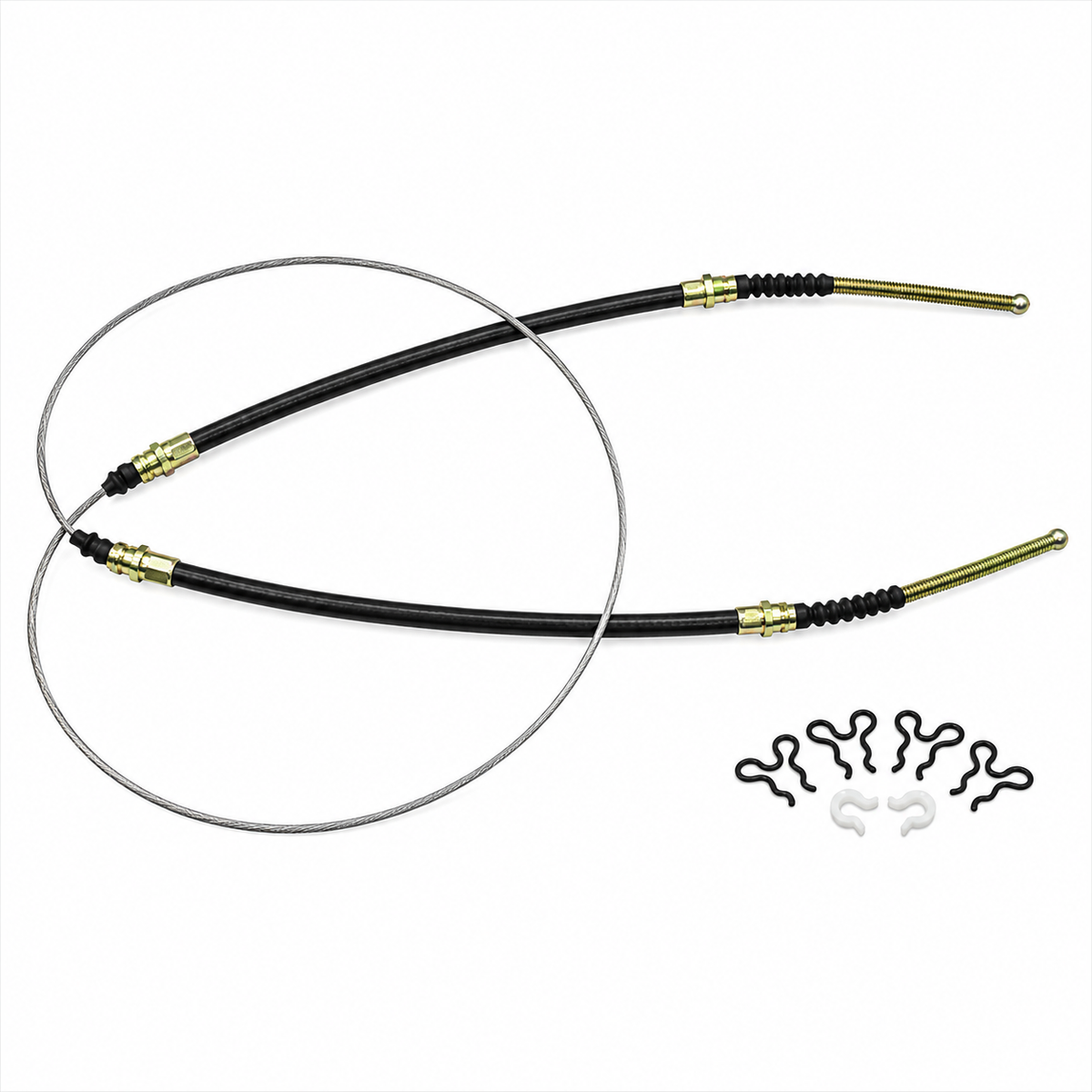 Cable Kit Emergency Brake Rear With Disc Brakes-65-82
