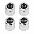 Cap Set Center Aluminum Wheel With Emblem Replacement Plastic-4 Pieces Usa-80-81
