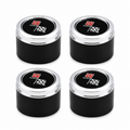 Cap Set Center Factory Aluminum Wheel With Emblem Replacement Plastic USA-4 Pieces-76-79