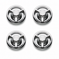 Cap Set Wheel Center Base With Straight Ear Spinner For Rally Wheels-4 Pieces-67-82