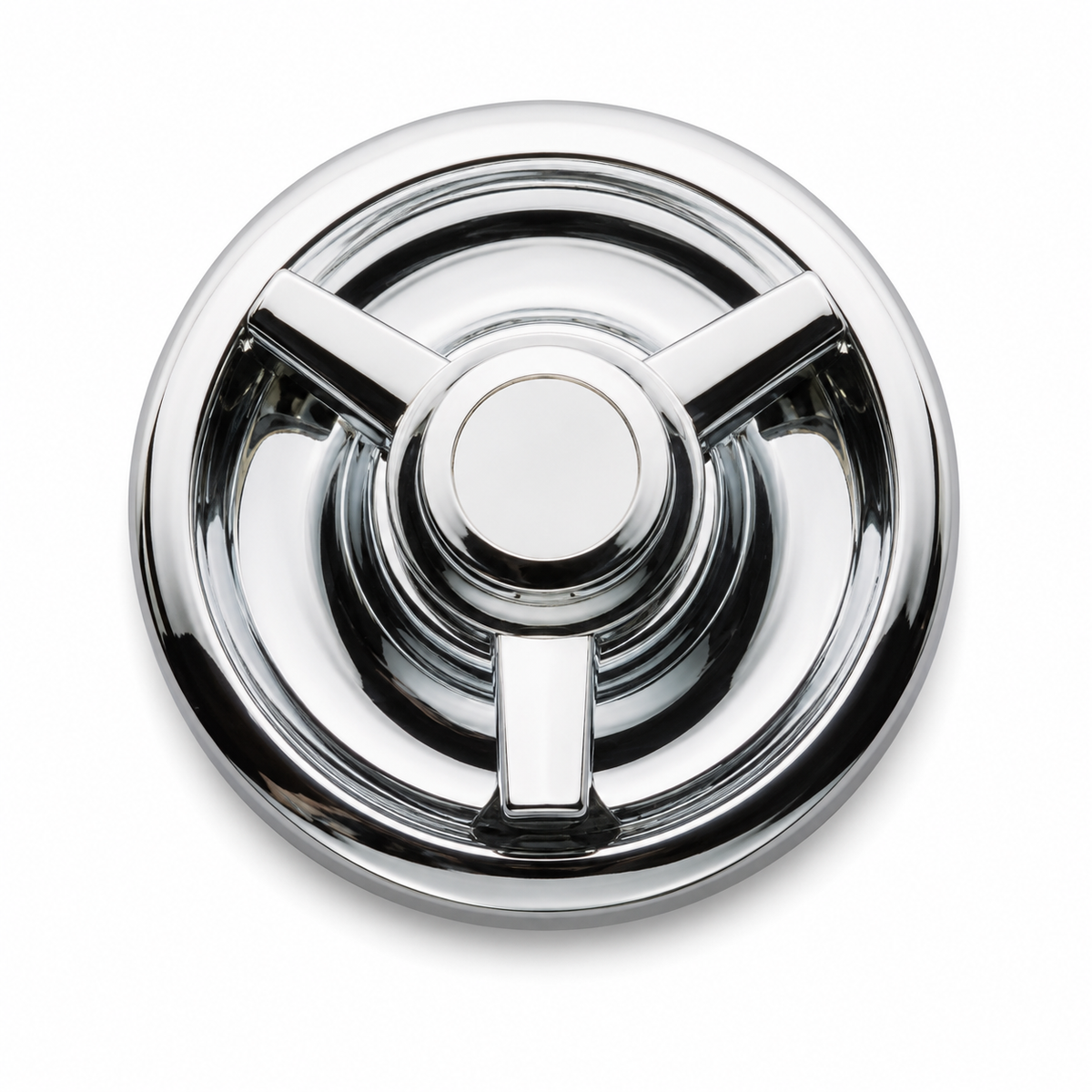 Cap Wheel Center Base With Straight Ear Spinner For Rally Wheel Each-67-82