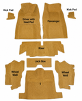 Carpet Set Complete Convertible-80-20 Loop Rayon/Nylon No Pad-65-66