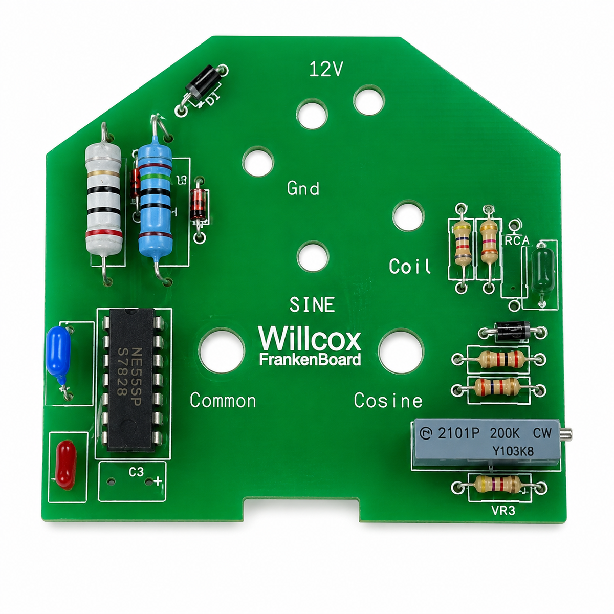 Circuit Board Electronic Tachometer Usa-80-82