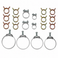 Clamp Set Heater Radiator Hose-327-W/ Air Conditioning-20 Pieces-63-67