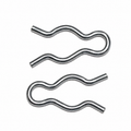 Clip Headlamp Motor Retainer Pair-63-67