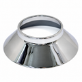 Cone Aluminum Knock Off Wheel Chrome Plated With Bead At Top Of Cone USA Each-63-65