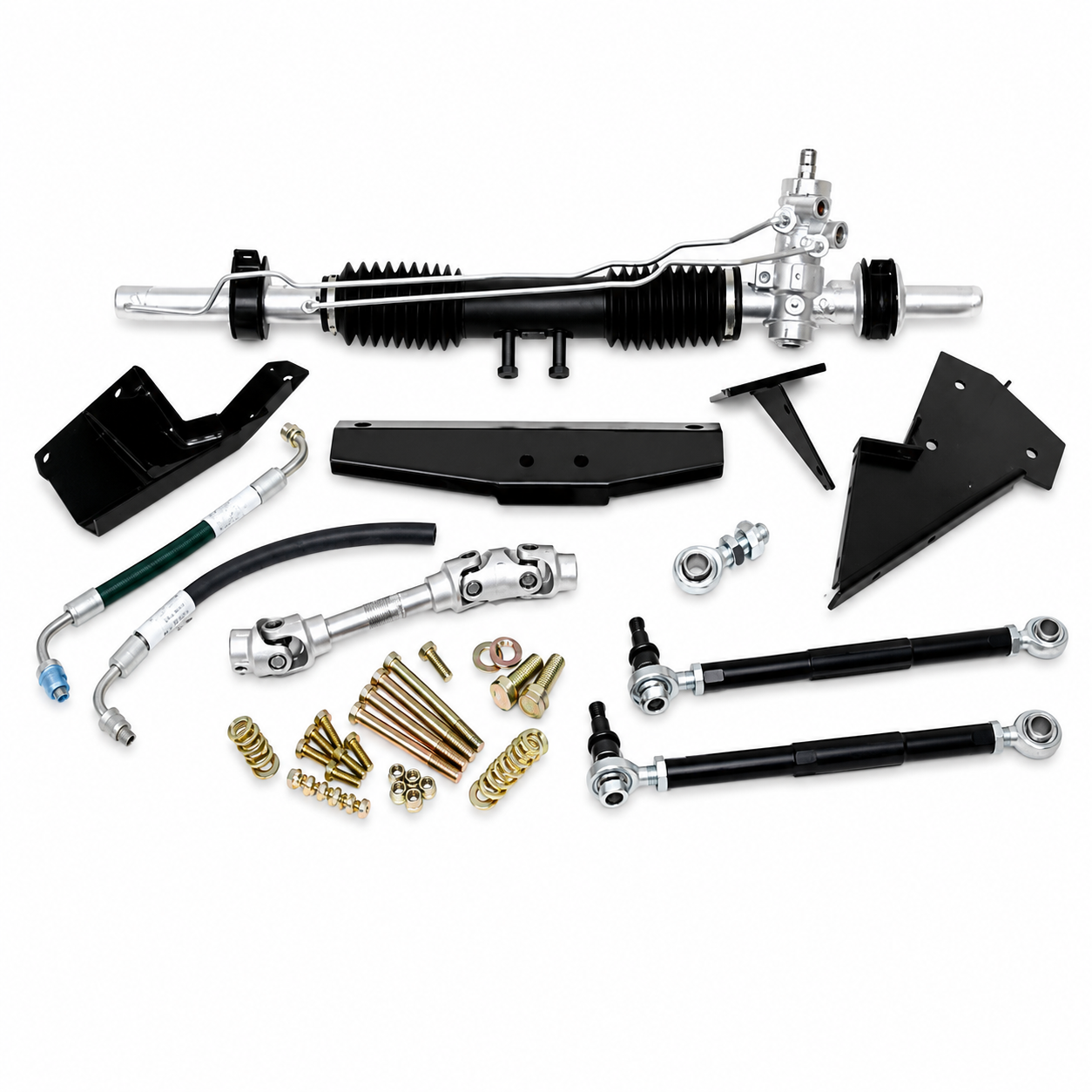 Conversion Kit Rack And Pinion Power Steering Small Block Steeroids-67-79