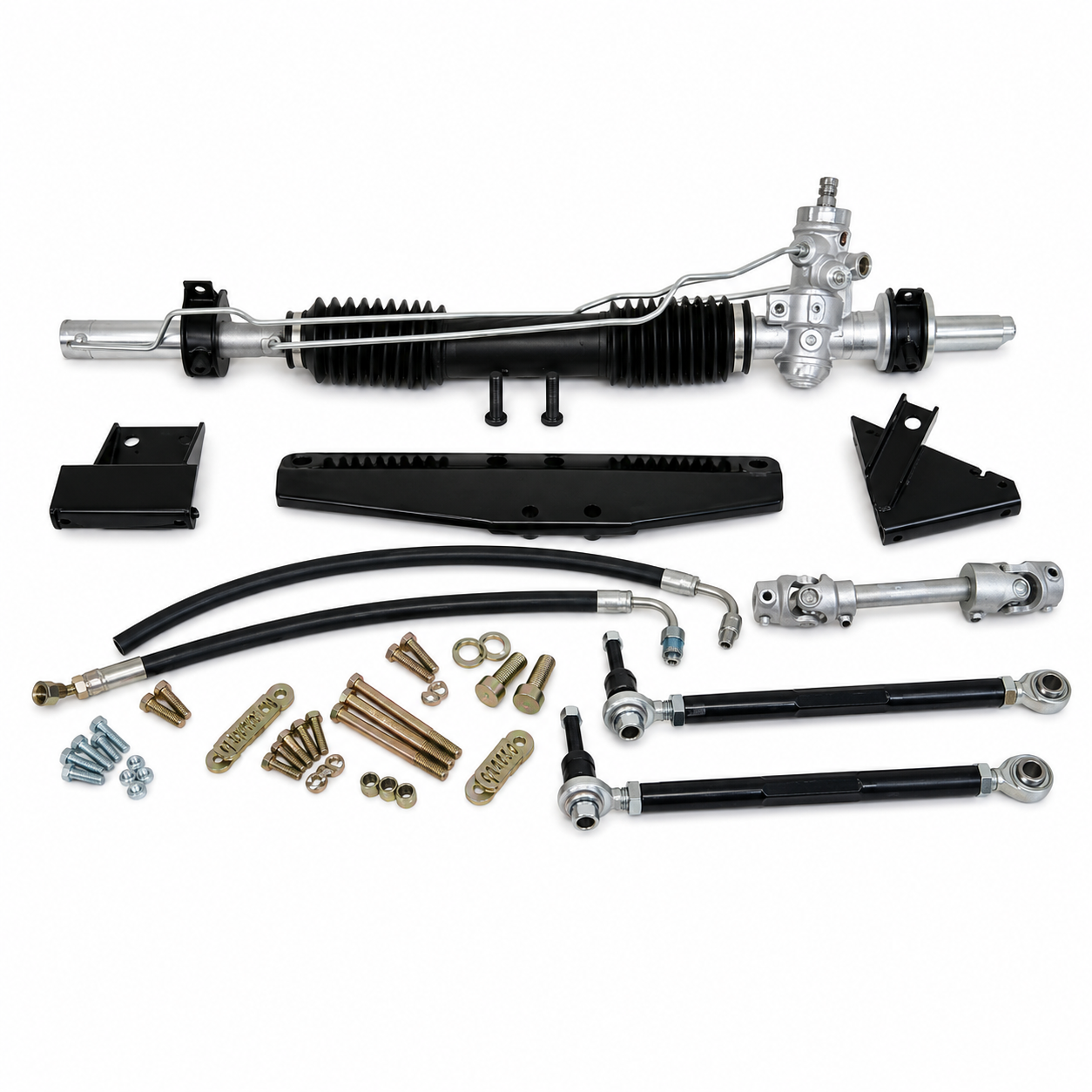 Conversion Kit Rack And Pinion Power Steering Big Block Steeroids-63-66