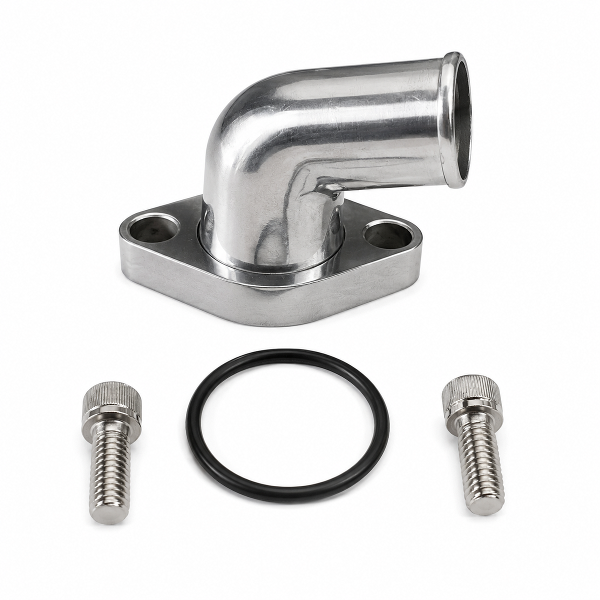 Corvette 283 327 350 Chrome Aluminum Swivel Thermostat Housing 15 Deg - USA