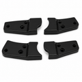Cover Set Seat Hinge Black-4 Pieces-78-82