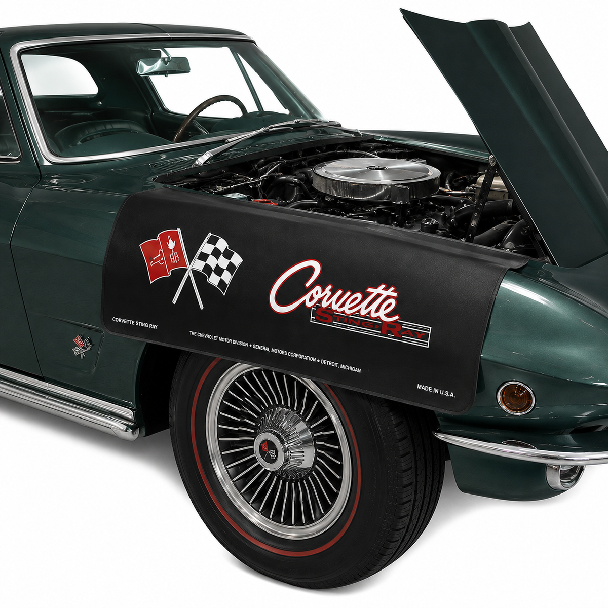 Cover Fender With C2 Logo Black-63-67