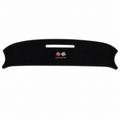 Dash Cover Mat Dashboard Pad With Corvette Logo 68-77 / Black