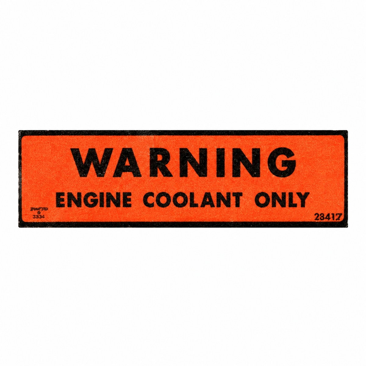 Decal Cooling System Warning-73-77
