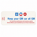 Decal Keep Your Car All Gm-71-72E