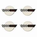 Emblem Set Wheel Center Cap-3D Domed Set Of 4-91-96