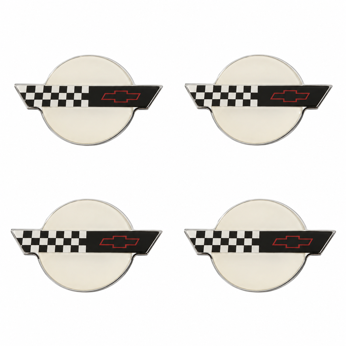 Emblem Set Wheel Center Cap-3D Domed Set Of 4-91-96