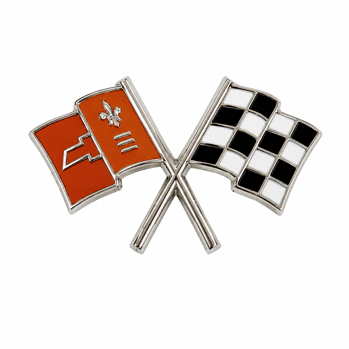 Emblem Front Cross Flags Usa-65