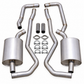 Exhaust System Aluminized-2 Inch Small Block Manual-68-72