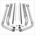 Exhaust System Side Aluminized-2.5 Inch Small Block-327-65-67