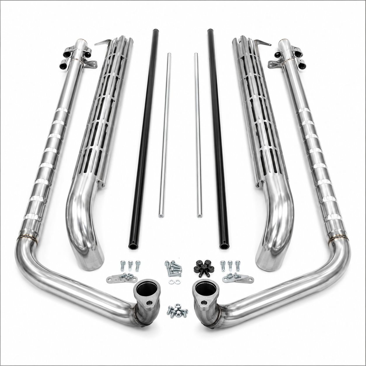 Exhaust System Side Aluminized-2.5 Inch Small Block-327-65-67