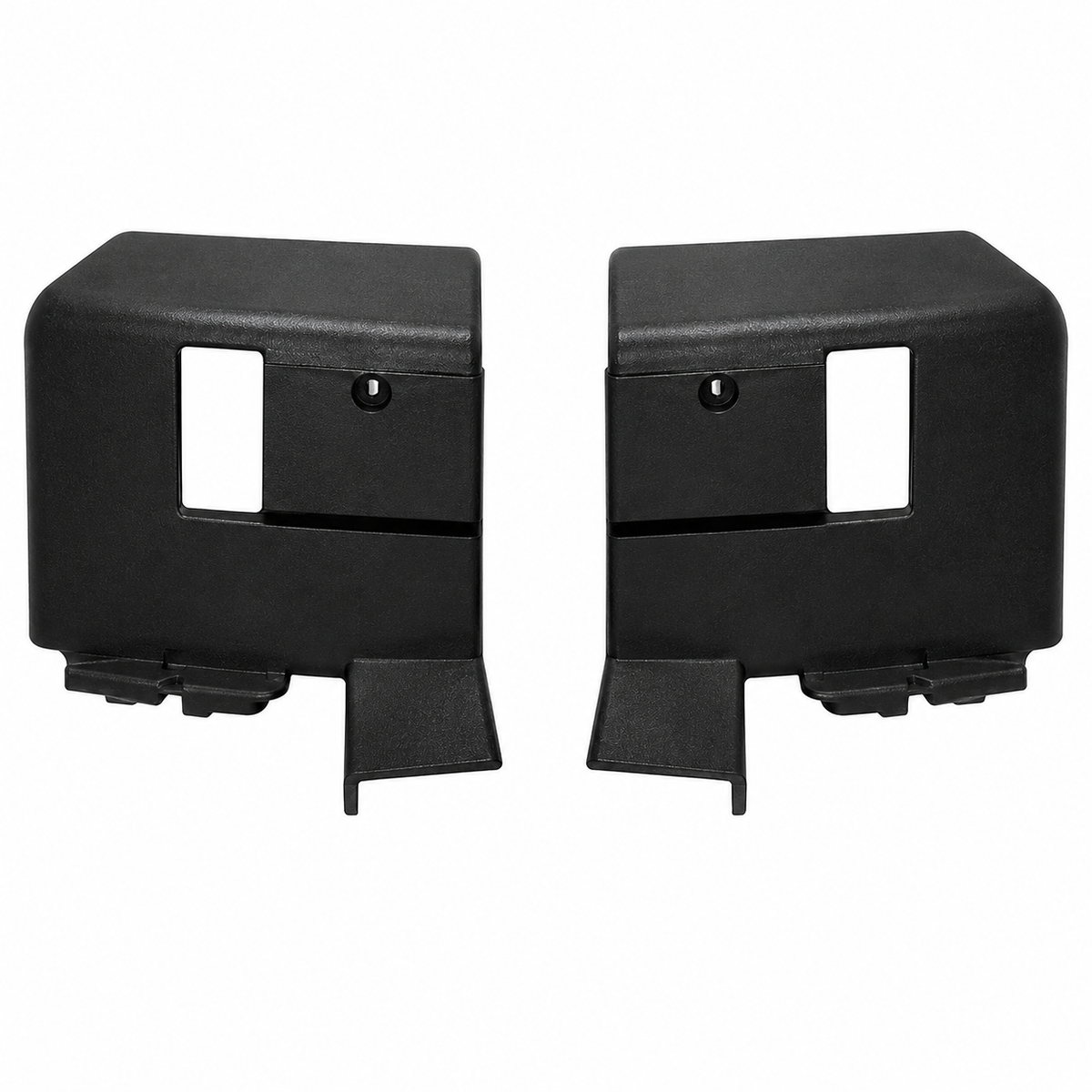 Extension Set Rear Quarter Trim Panel & Inserts Unpainted Coupe Pair-74-77