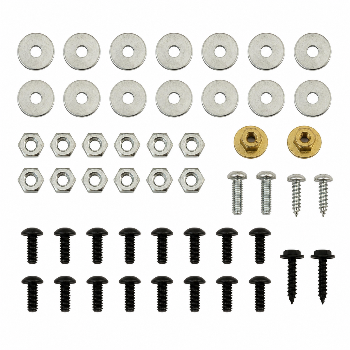 Fastener Kit Soft Top Convertible Top Weatherstrip-50 Pieces-68-75