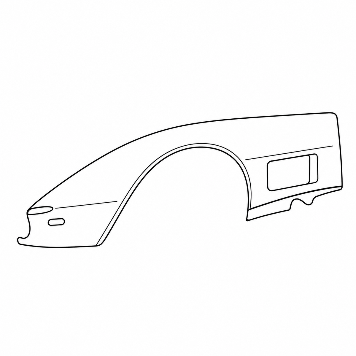 Fender Front Hand Layup Left Hand-70-72