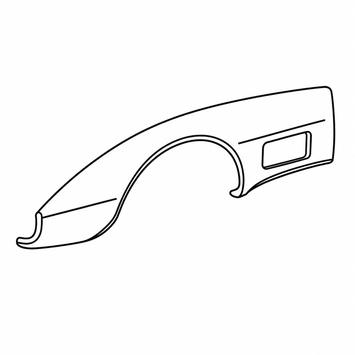 Fender Front Hand Layup Left Hand-73-79