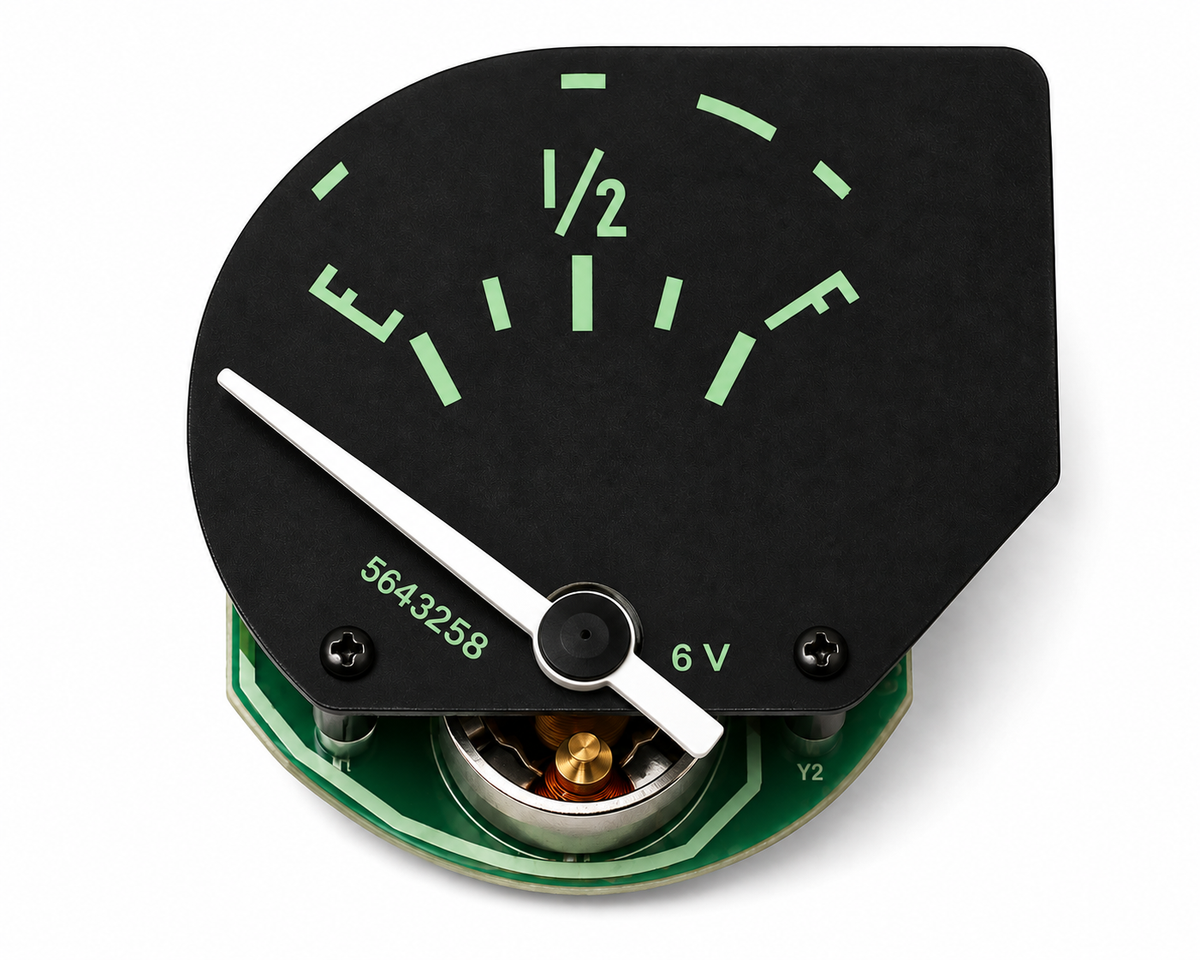Gauge Fuel With Green Face-61-62