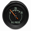 Gauge Oil Pressure-70lbs Green Face-68-71