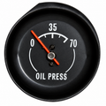 Gauge Oil Pressure-70 Lbs. White Face-72-73