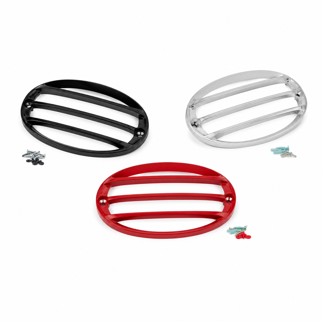 Grill Tail Light In Colors-4 Pieces-91-96