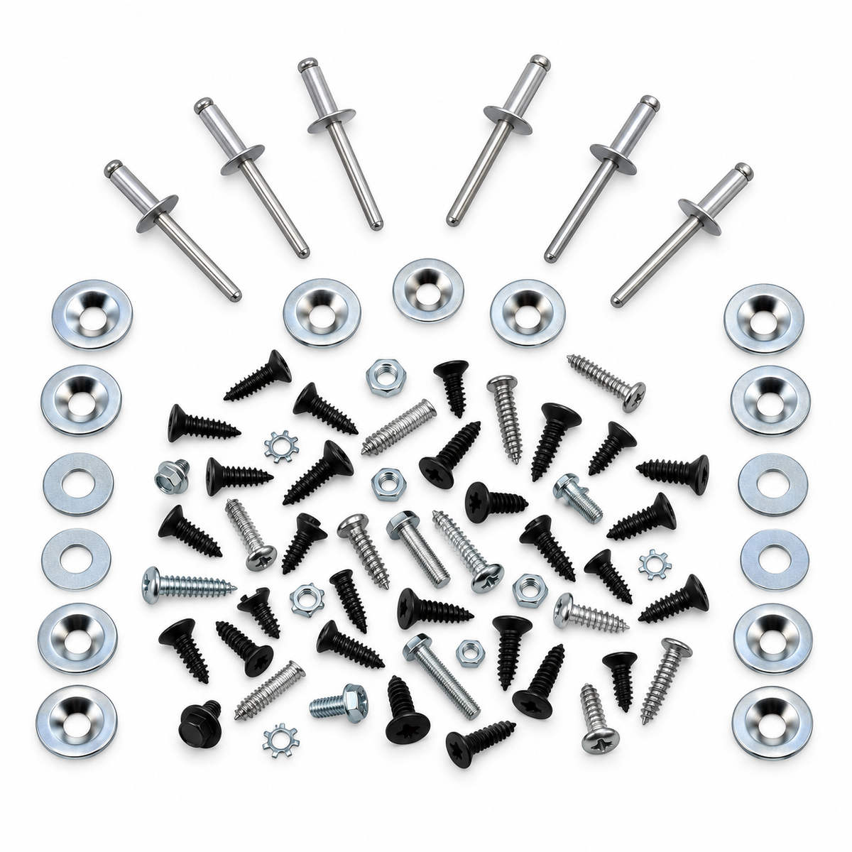 Hardware Set To Install 3-Door Rr Compartment And Main Frame-68-72